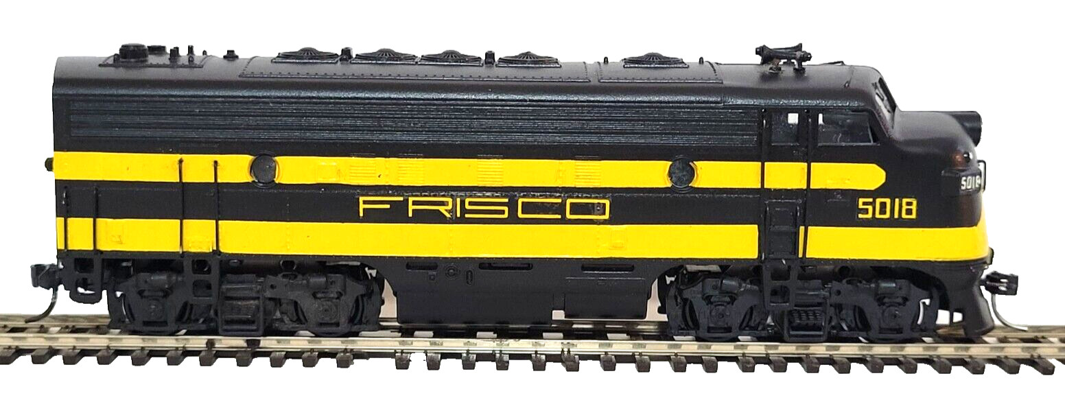 Athearn Custom Painted Frisco HO F7A #5009 Powered & 5018 Dummy NEW OTHER Tested