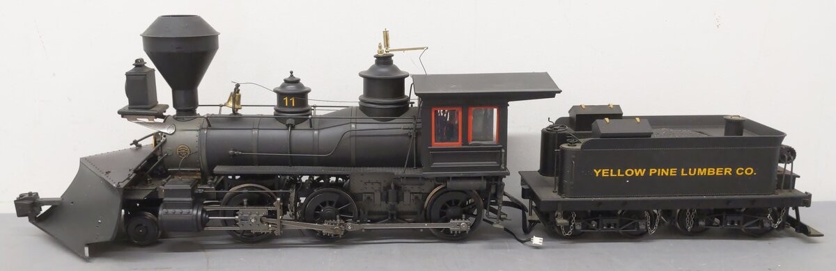 Bachmann 81496 G Scale Yellow Pine Lumber 2-6-0 Mogul Steam Locomotive EX/Box