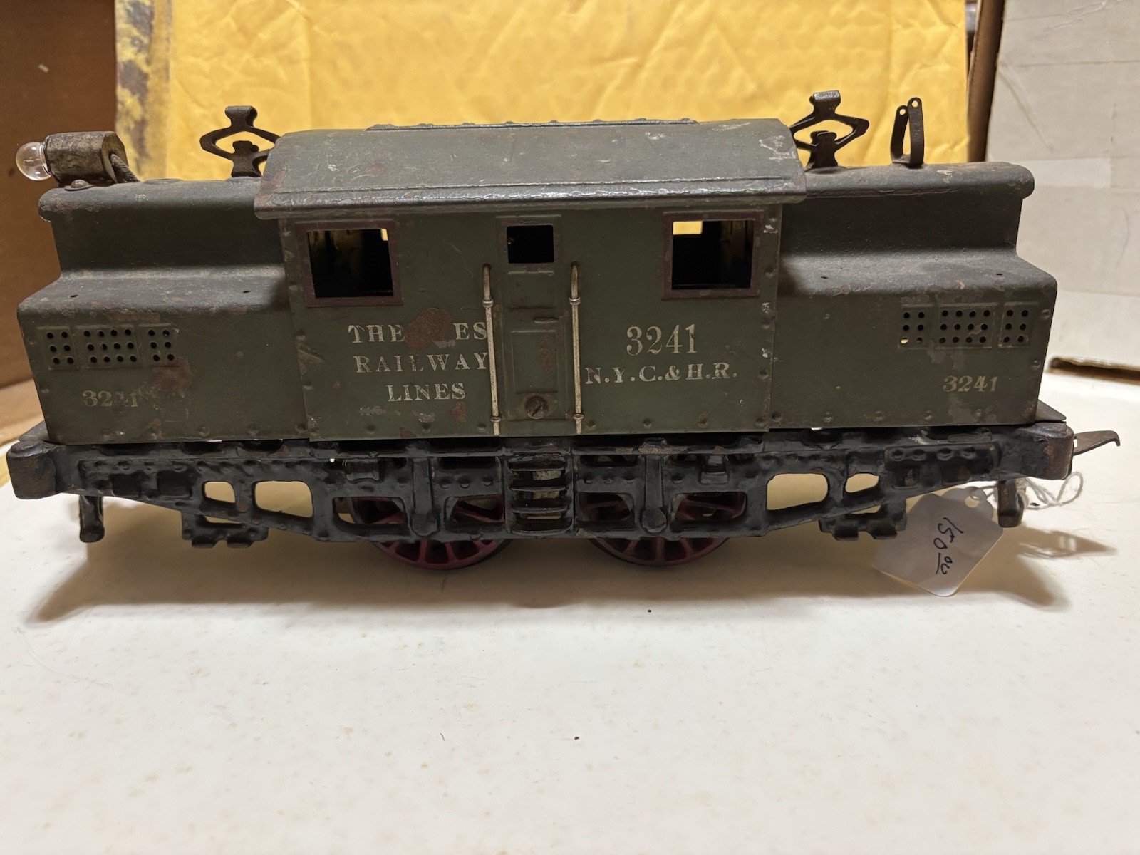 IVES NYC&HR Standard Gauge 3241 Electric Locomotive AC Analog 3-Rail 0-4-0