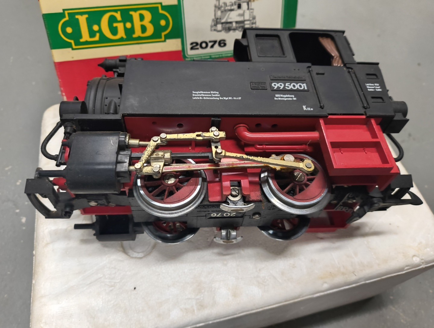 Vintage Lehmann LGB #2076 Tank Steam Locomotive: G Scale