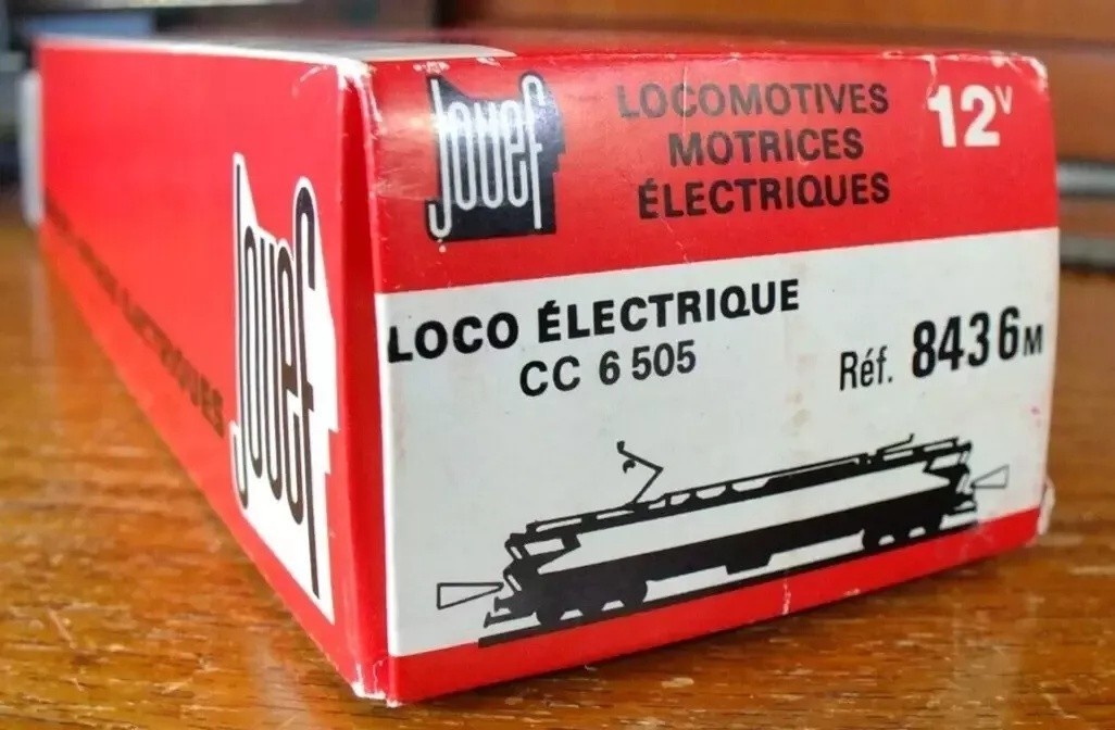 Jouef 8436M HO gauge SNCF CC 6500 electric loco in silver/red livery