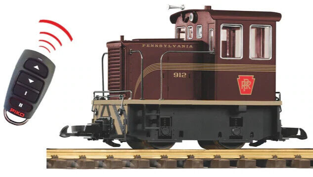 PIKO G Scale ~ New 2023 ~ PRR 25-Ton Diesel ~ Battery Powered R/C W/Sound ~38510