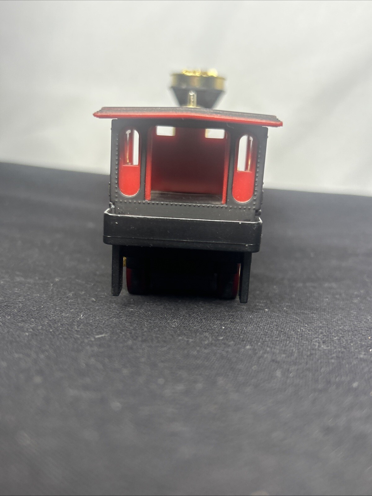Vintage Model Train SS 7501 Steam Locomotive Red/Gold/Black Flawless Condition!