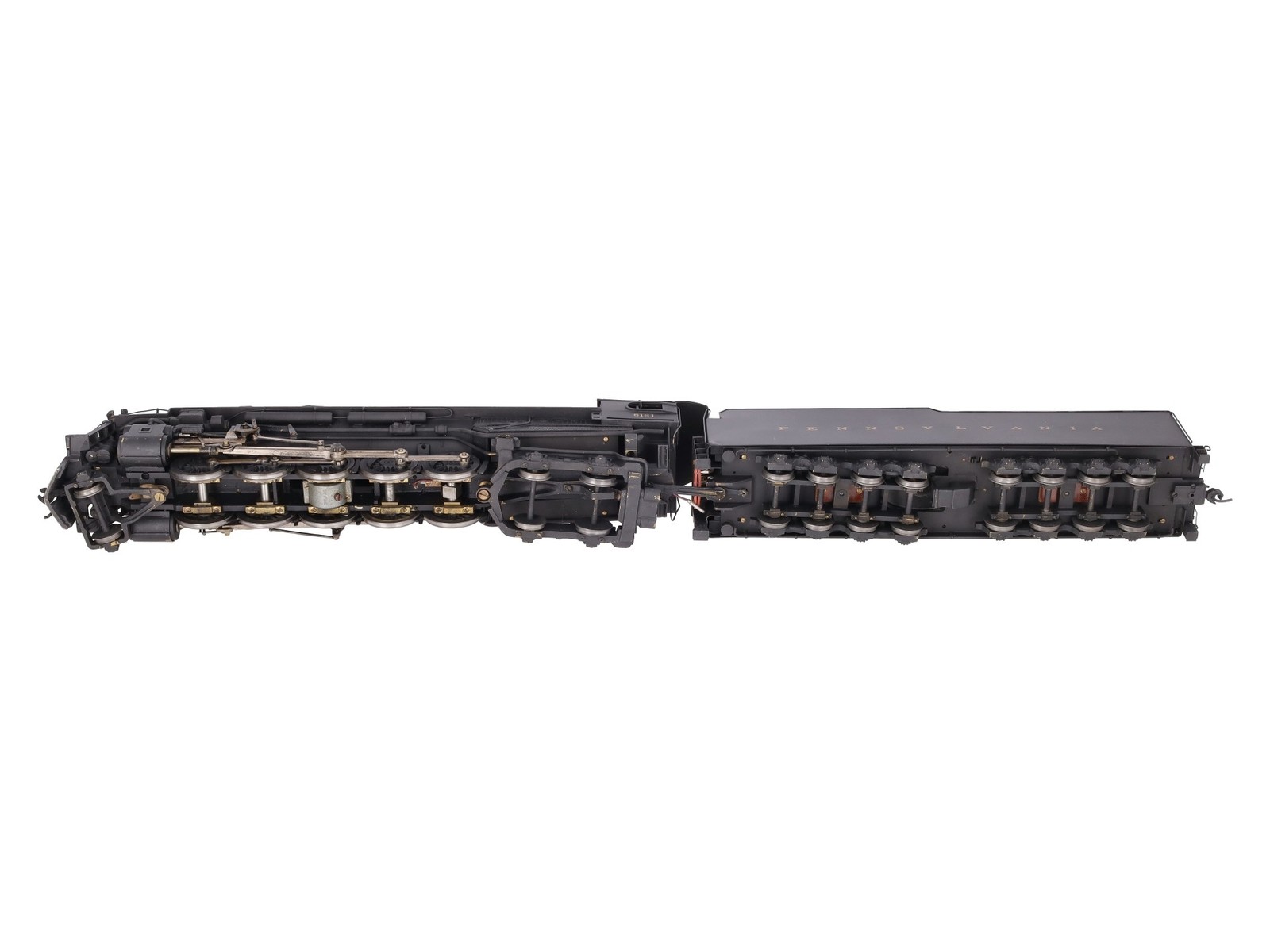 US Hobbies O Scale Brass PRR J1a 2-10-4 Steam Locomotive & Tender #6151 (2-Rail)