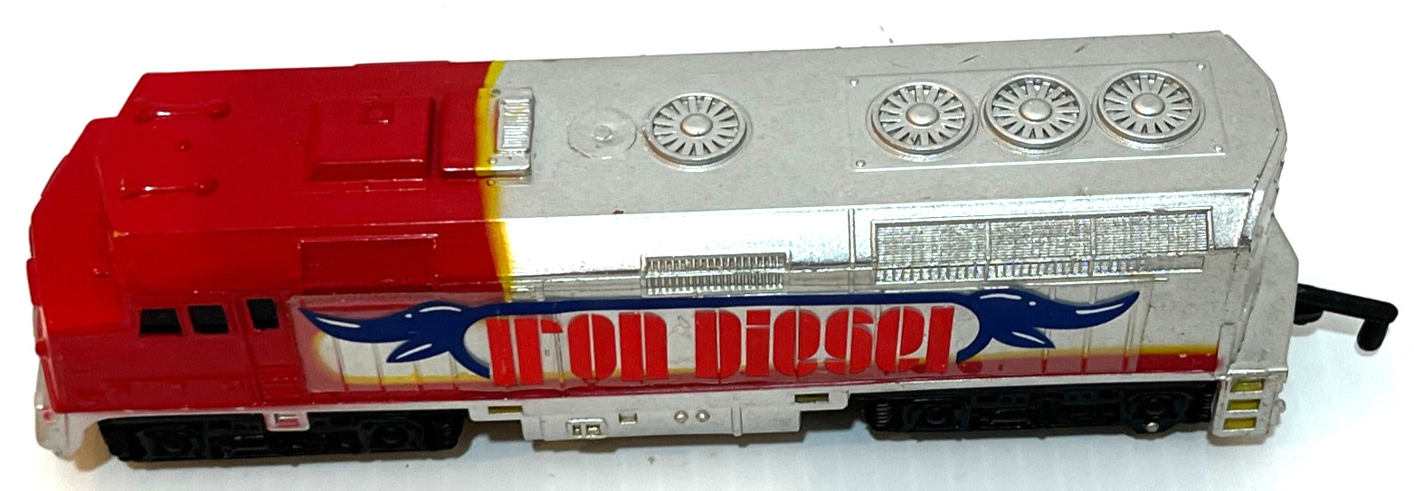 Vintage Iron Diesel Locomotive Train Toy State Industries Railroad