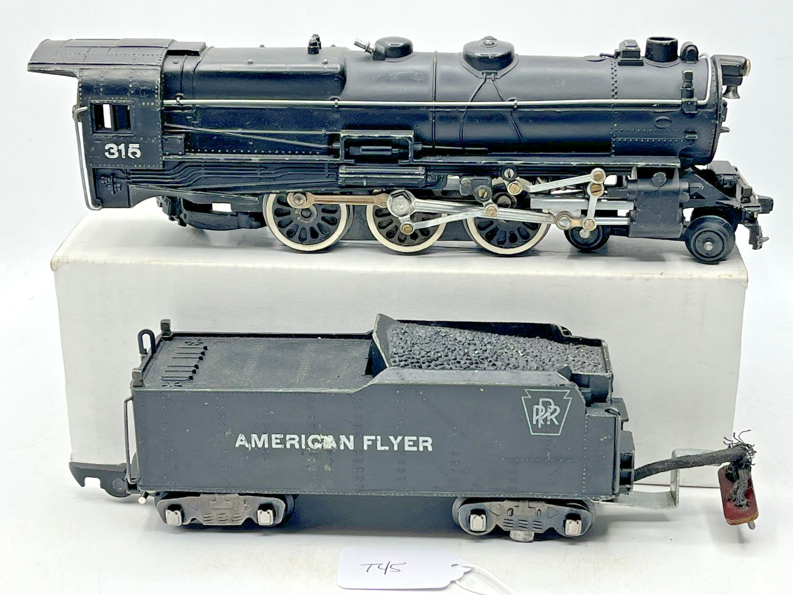 Gilbert American Flyer S Gauge #315 Pacific Locomotive & Tender 1952 Only Runs