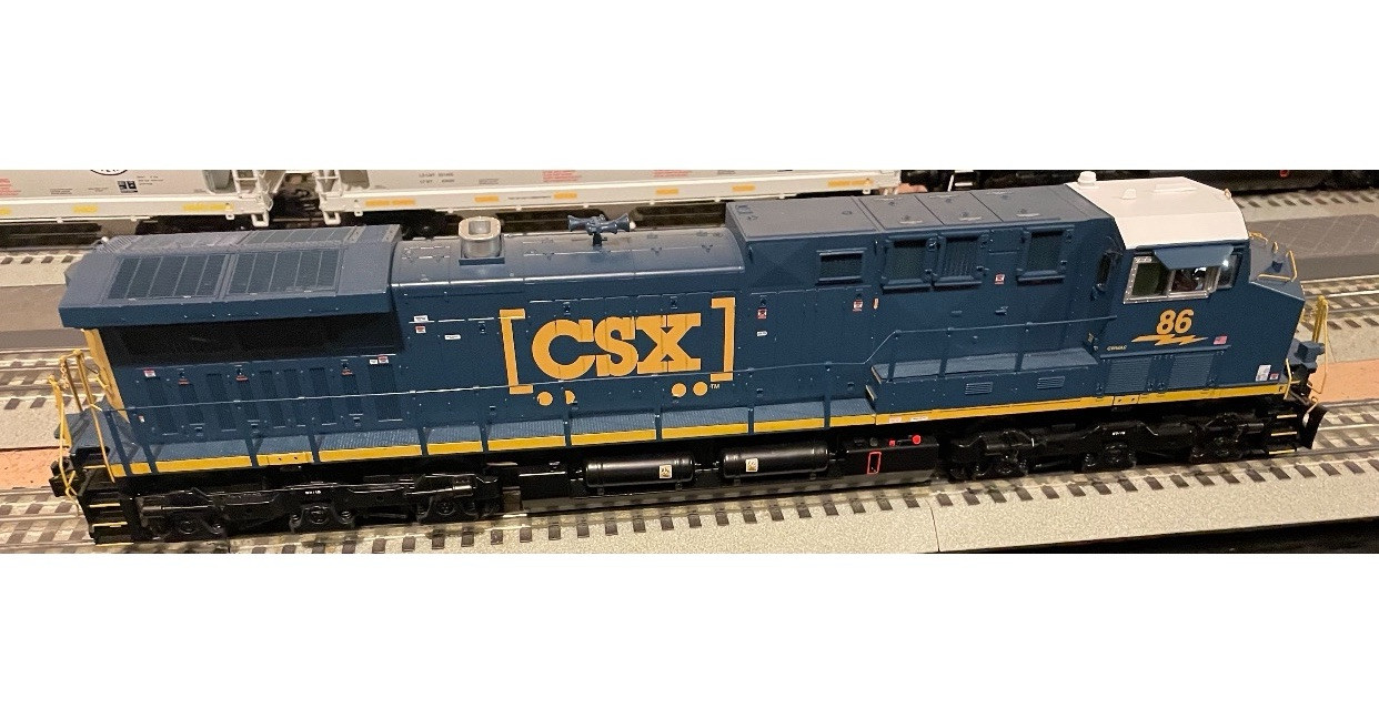 MTH PREMIER CSX AC4400CW DIESEL ENGINE PS3! 20-20384-1 O SCALE
