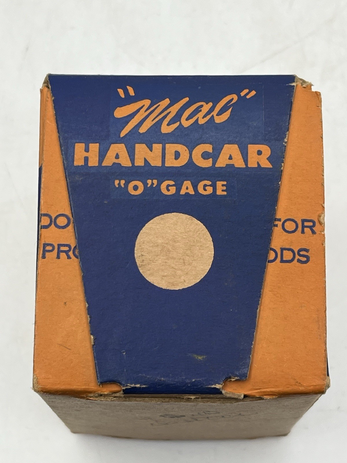 General Models Corporation O Gauge ‘Mac’ Handcar in Solid Original Box w/Insert