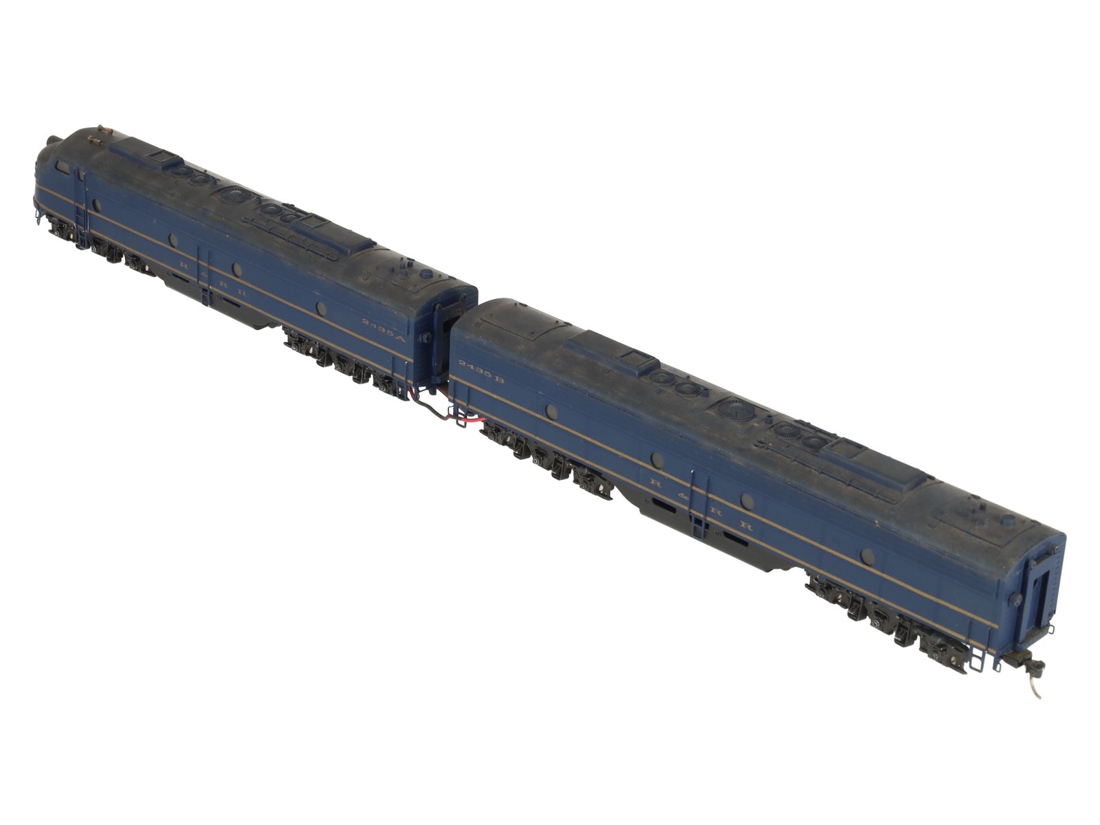 Westside Model Co. HO Scale BRASS EMD E9 AB Diesel Set – Painted