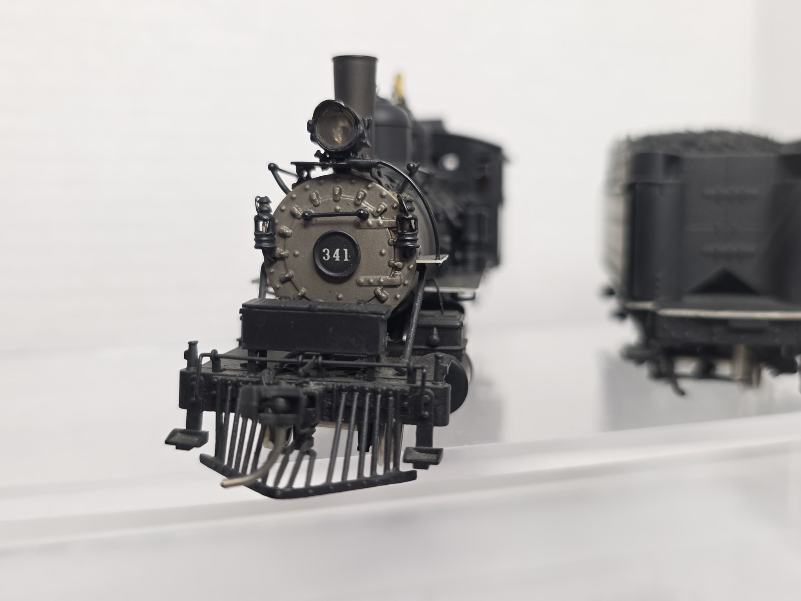 Milestone Models Sn3 Brass PBL RGS C-19 D&RGW 341 2-8-0 Steam Foreground #20/20