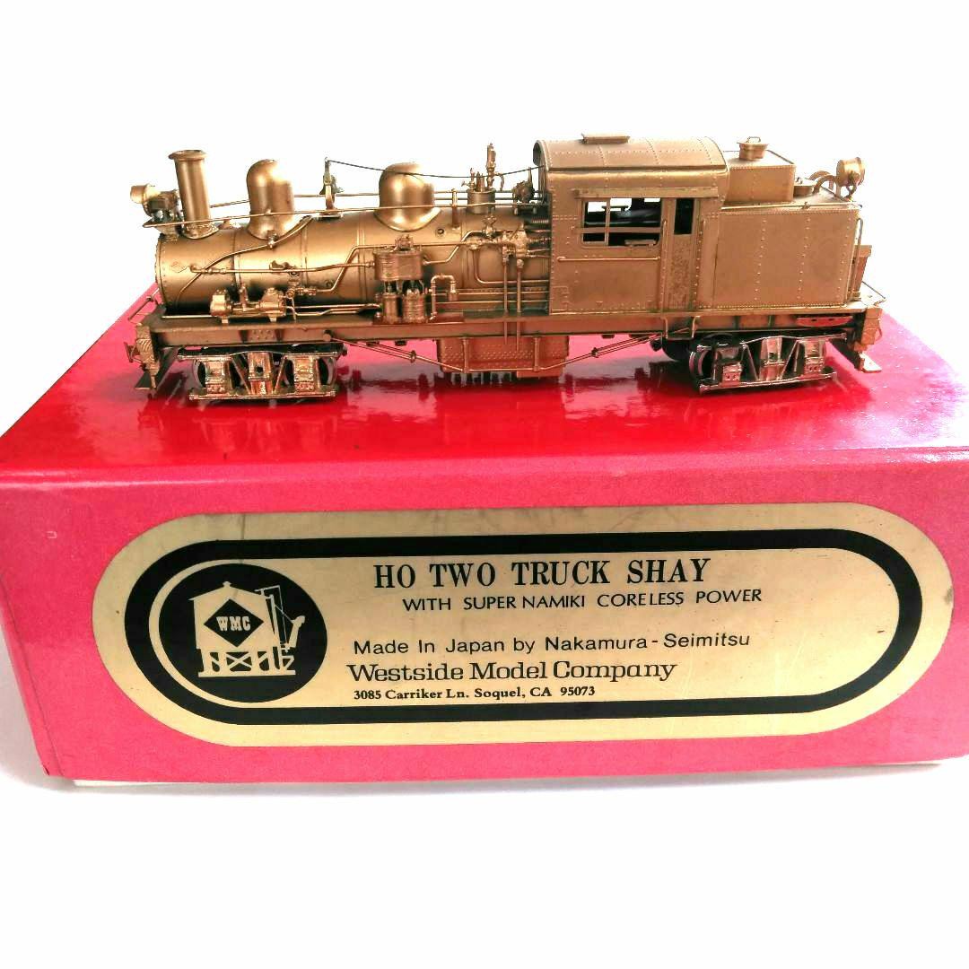 Westside Model Hassinger Lumber Shay Ho Scale Brass Finished Model Train w/box