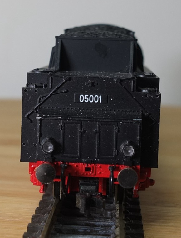 Liliput 105 10 HO gauge DB BR 05 Steam locomotive in black livery