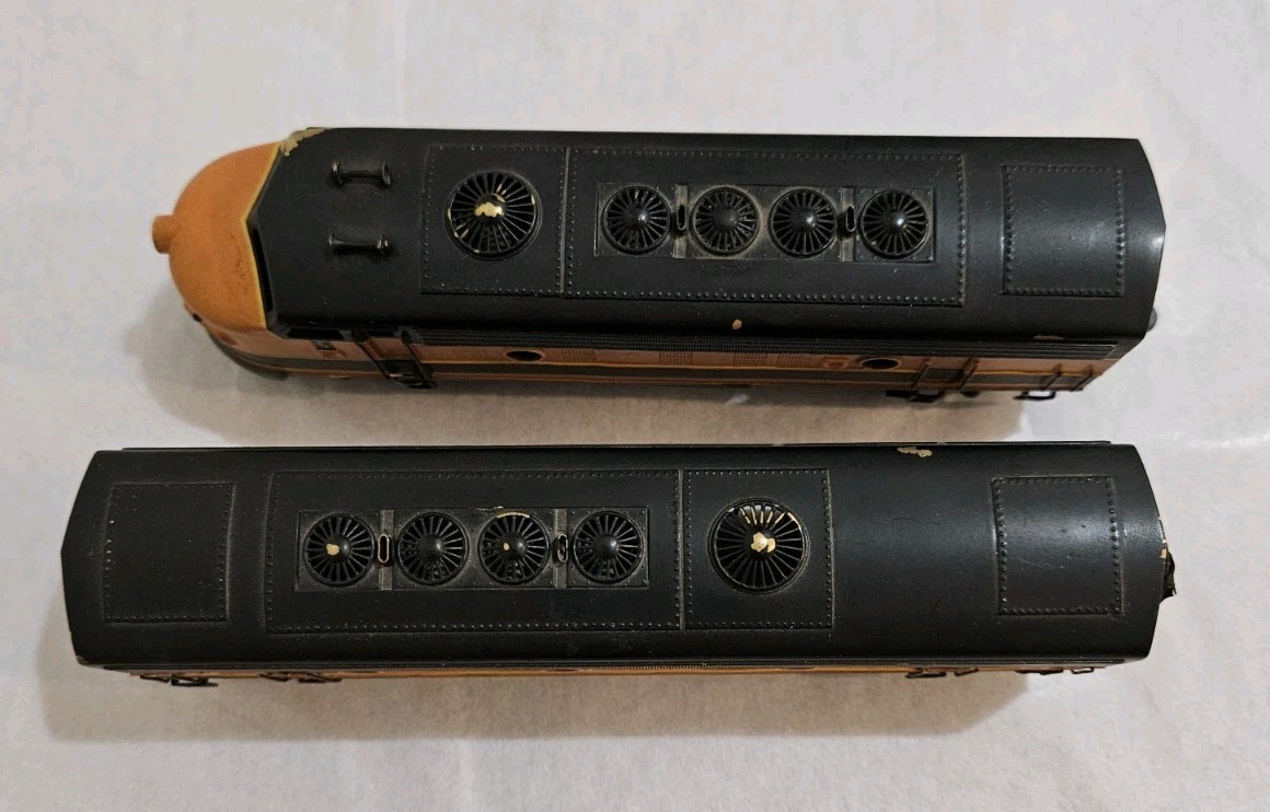 Tenshodo Great Northern HO Scale Brass F7 AB Diesel Locomotive Set/Parts.