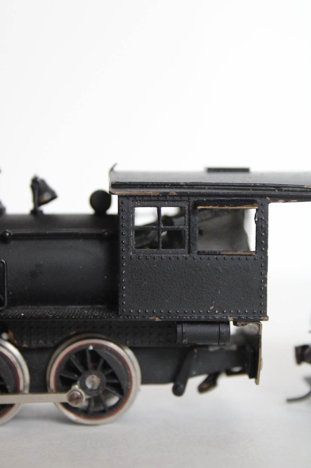 Vintage HO Painted Brass 4-6-0 Locomotive Engine & Tender, Japan
