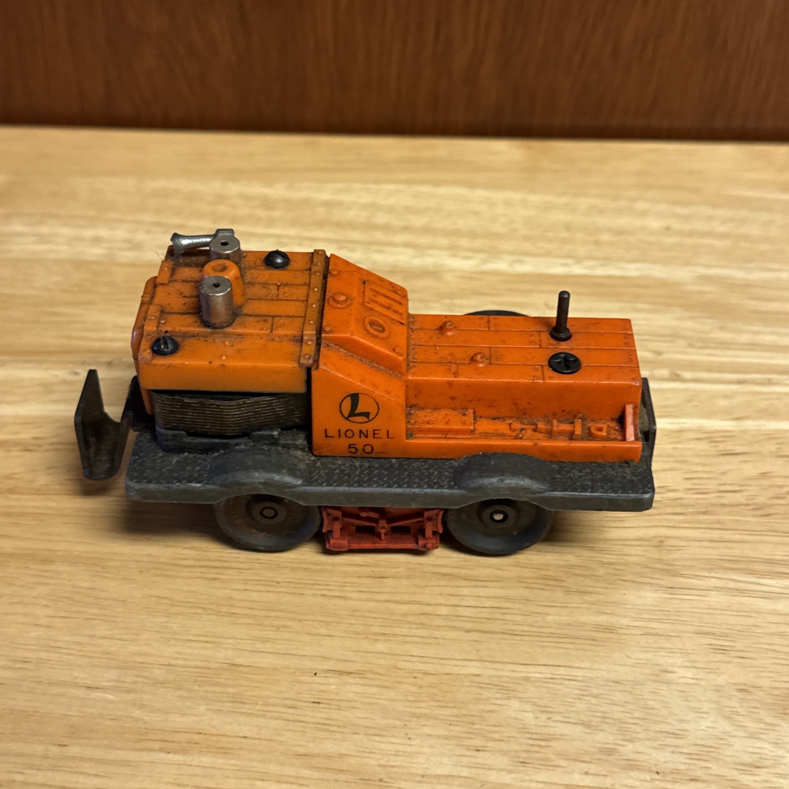Lionel 250 Steam Locomotive Orange Stripe Vintage USA Tender & Track Cleaner