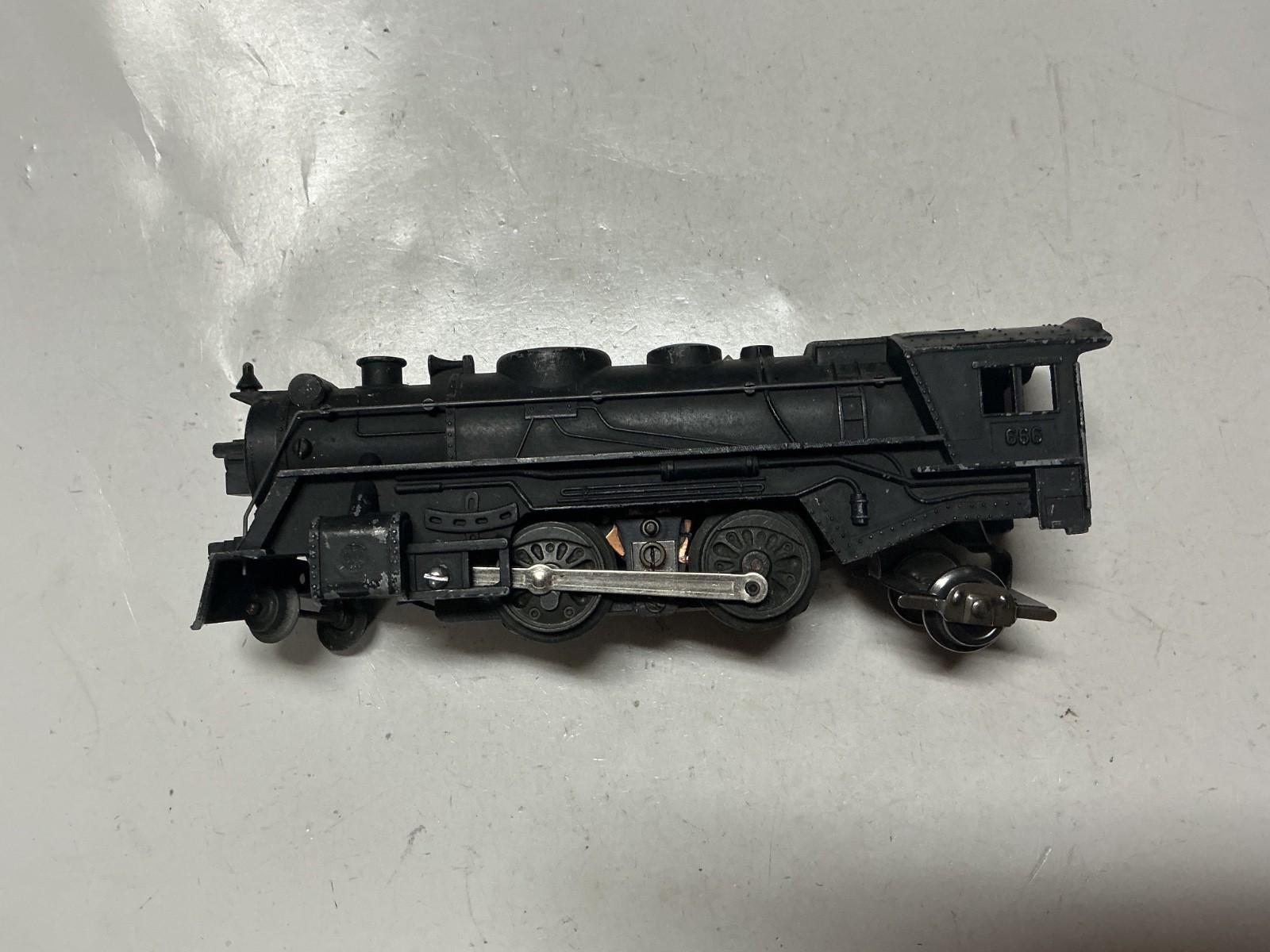 Marx 0 Gauge 666 Steam Loco smokes and lights
