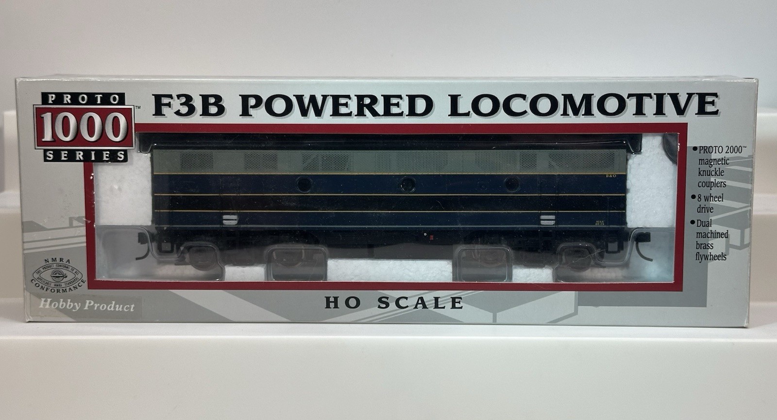 HO Scale Proto 1000 F3 B EMD Diesel Locomotive B&O Railroad