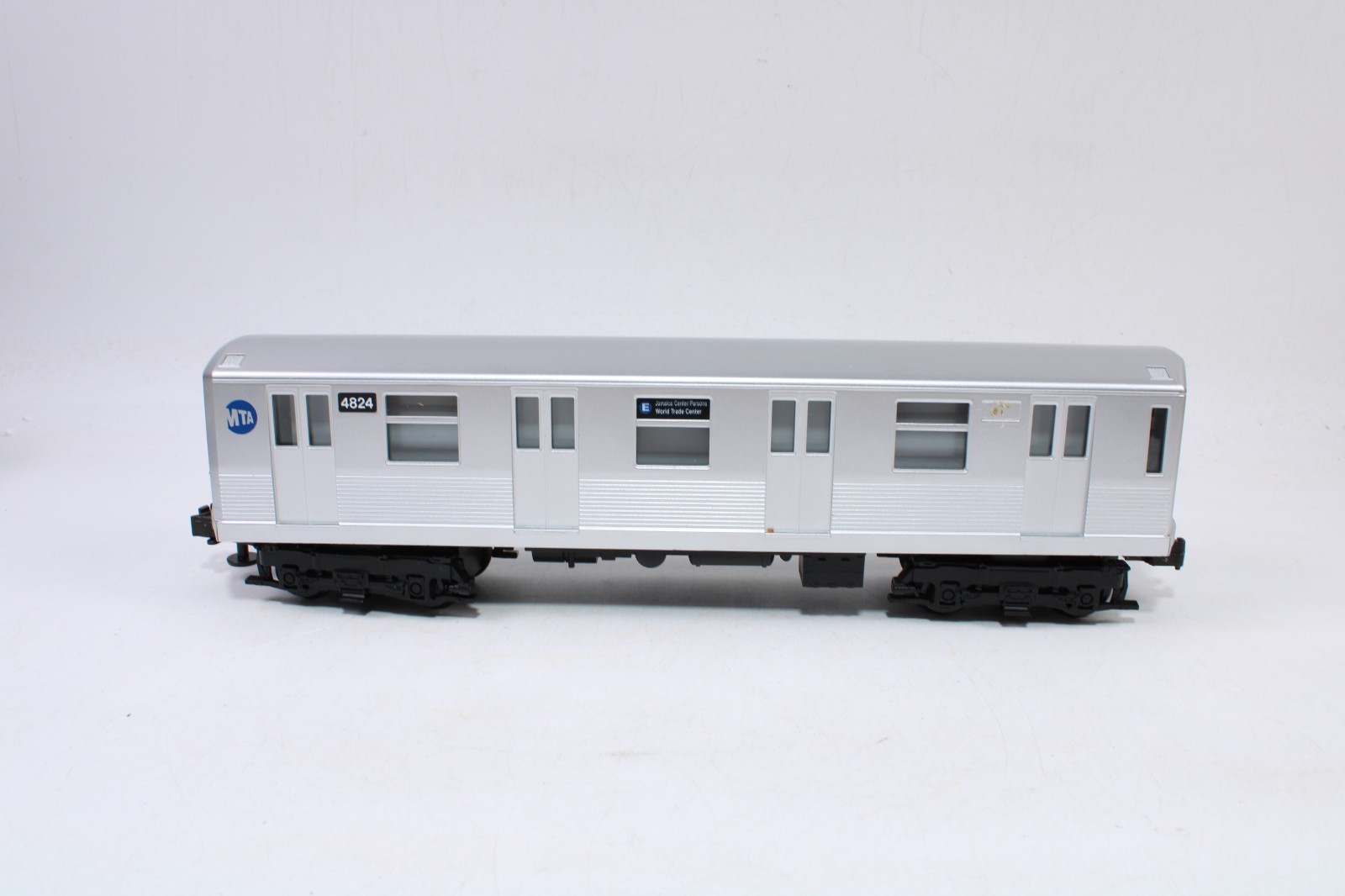 MTH 30-2162-0 O Gauge 4-Car Subway Set MTA Silver w/Horn