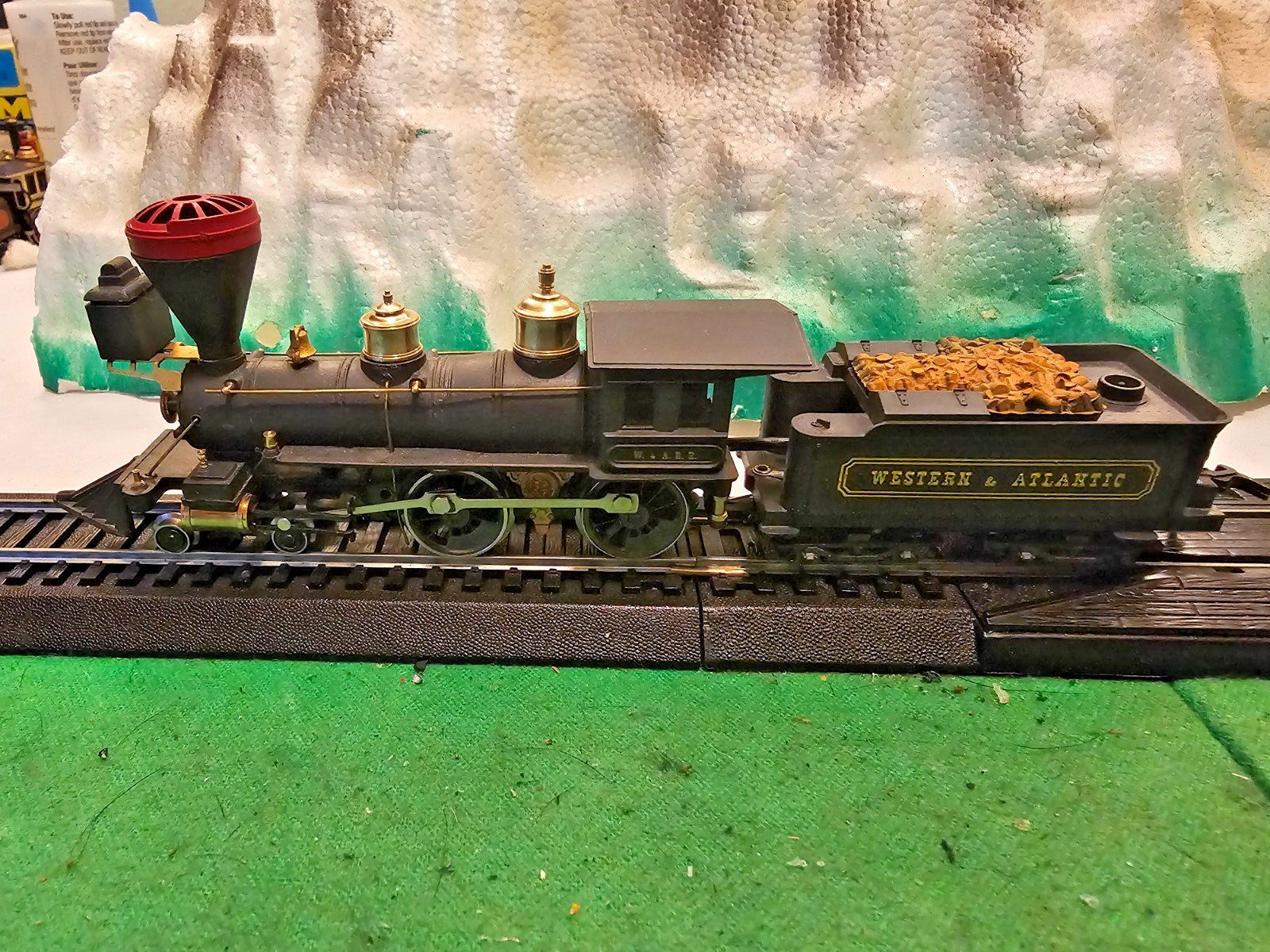 HO Scale Pocher W&ARR Steam Locomotive & Tender Set 4-4-0 Tested / Runs #2