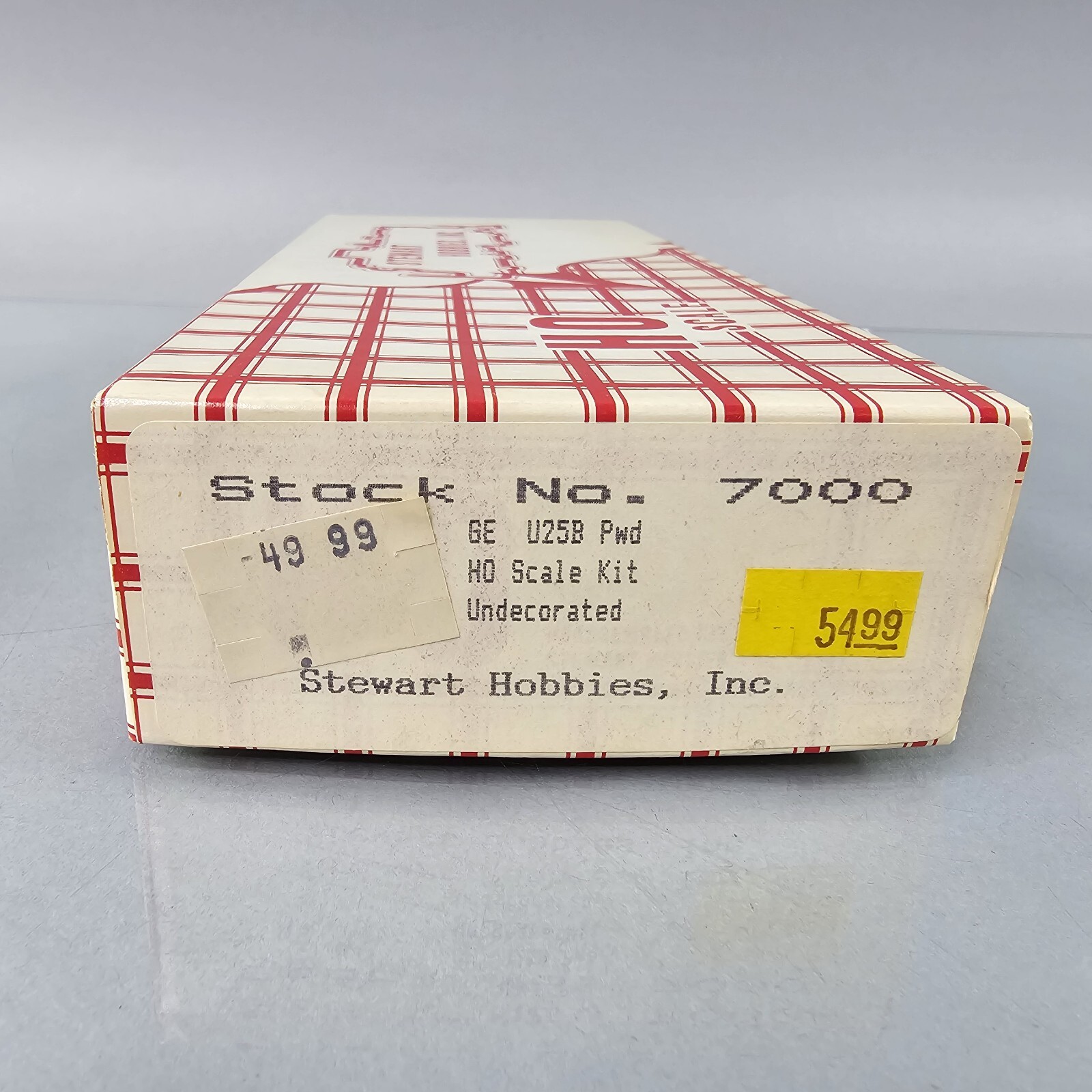 Stewart Hobbies HO GE U25B Powered Diesel Undecorated Train Kit 7000 Phase II