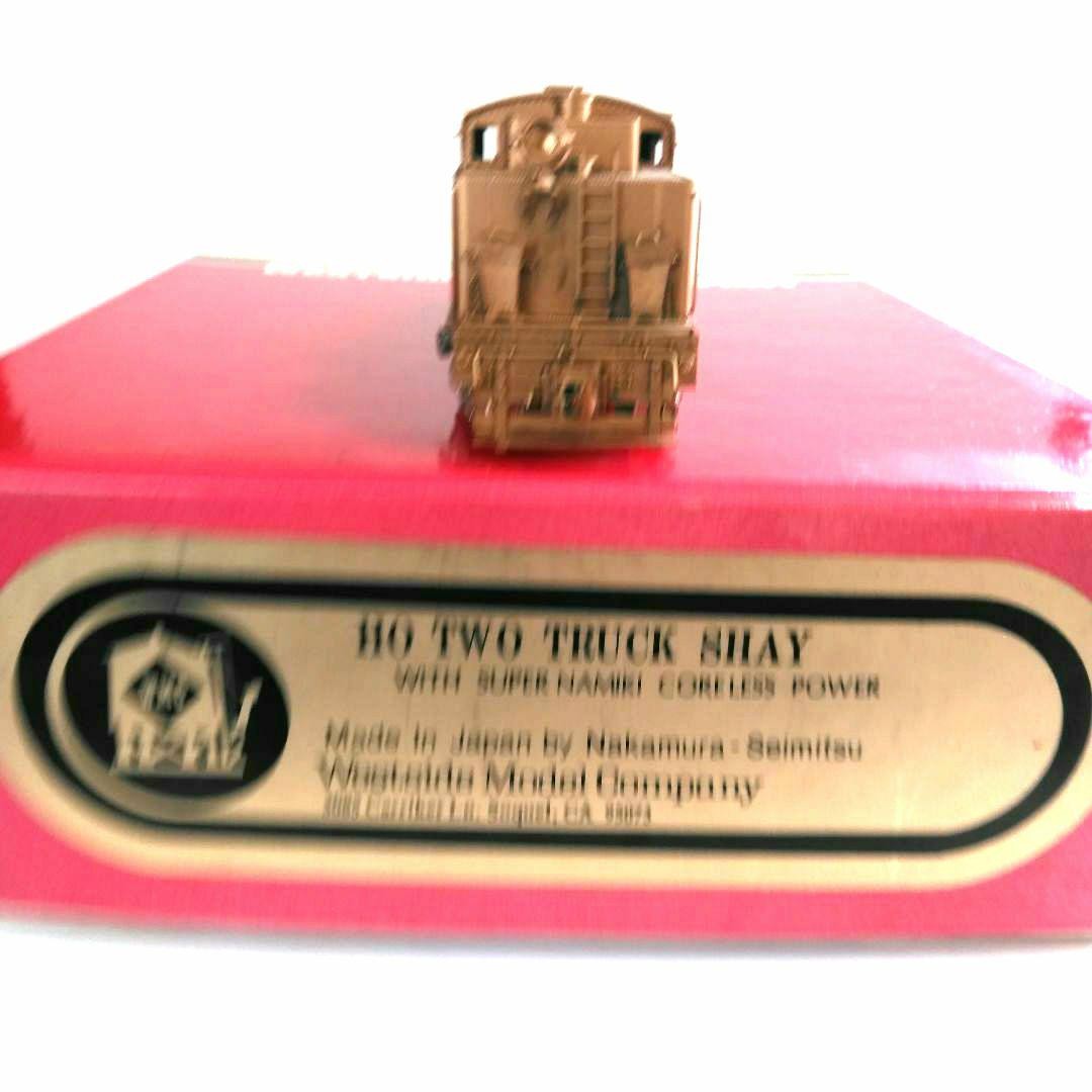 Westside Model Hassinger Lumber Shay Ho Scale Brass Finished Model Train w/box