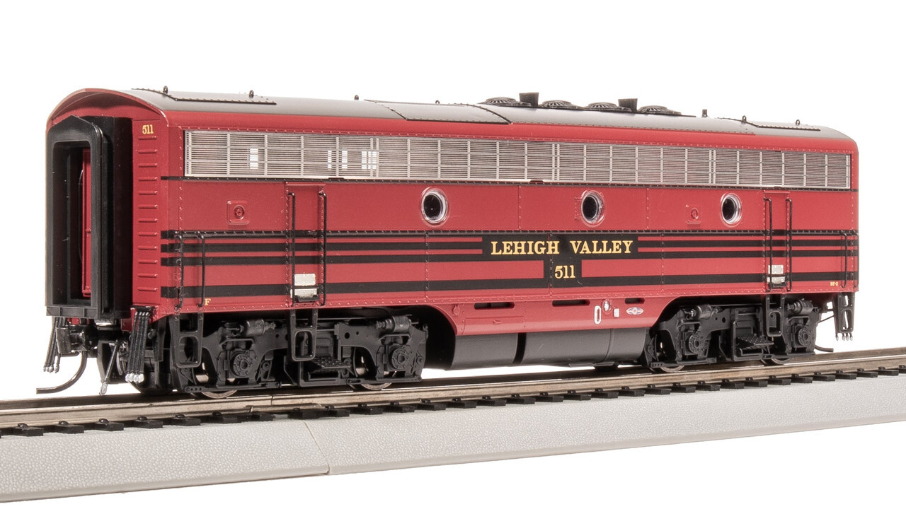 Broadway Limited 8173 HO Lehigh Valley EMD F3B Cornell Red w/ Black Stirpes #513