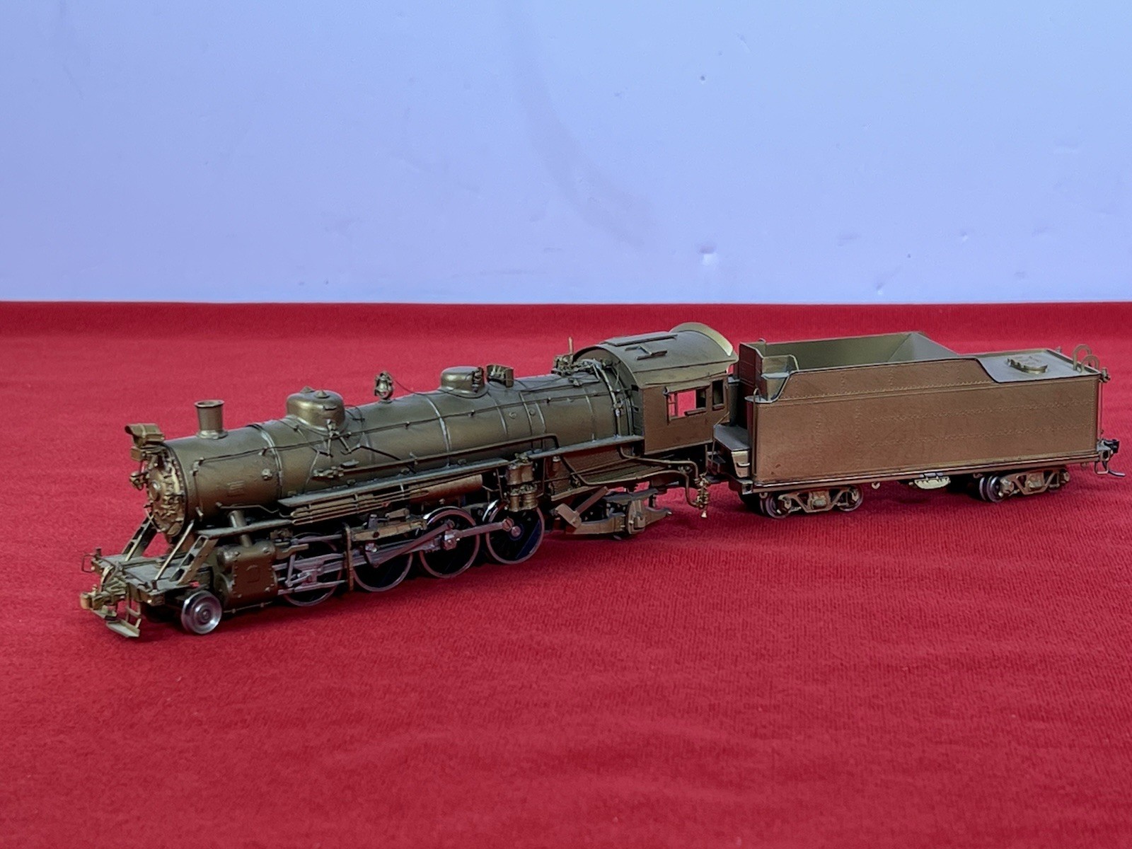 Westside Model Company Brass Baltimore & Ohio Q-3 2-8-2 & Tender HO Scale B&O