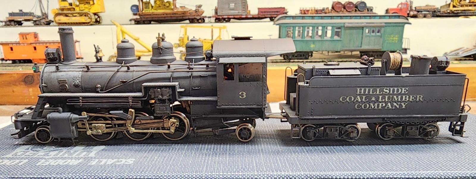 PFM 2-6-2 Baldwin steam Loco Brass Custom painted for your logging roster