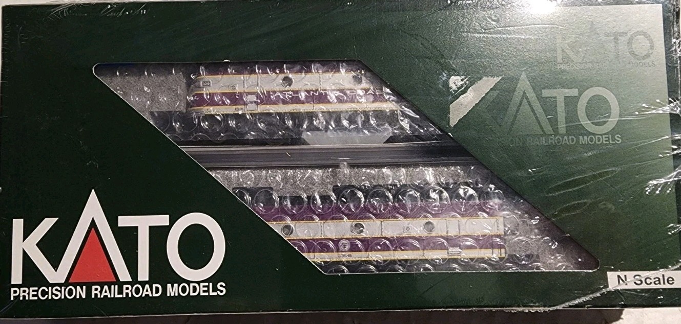 KATO N-Scale #106-0201 F2A,F2B 2 Locomotive Set Atlantic Coast Line #329 #335-B