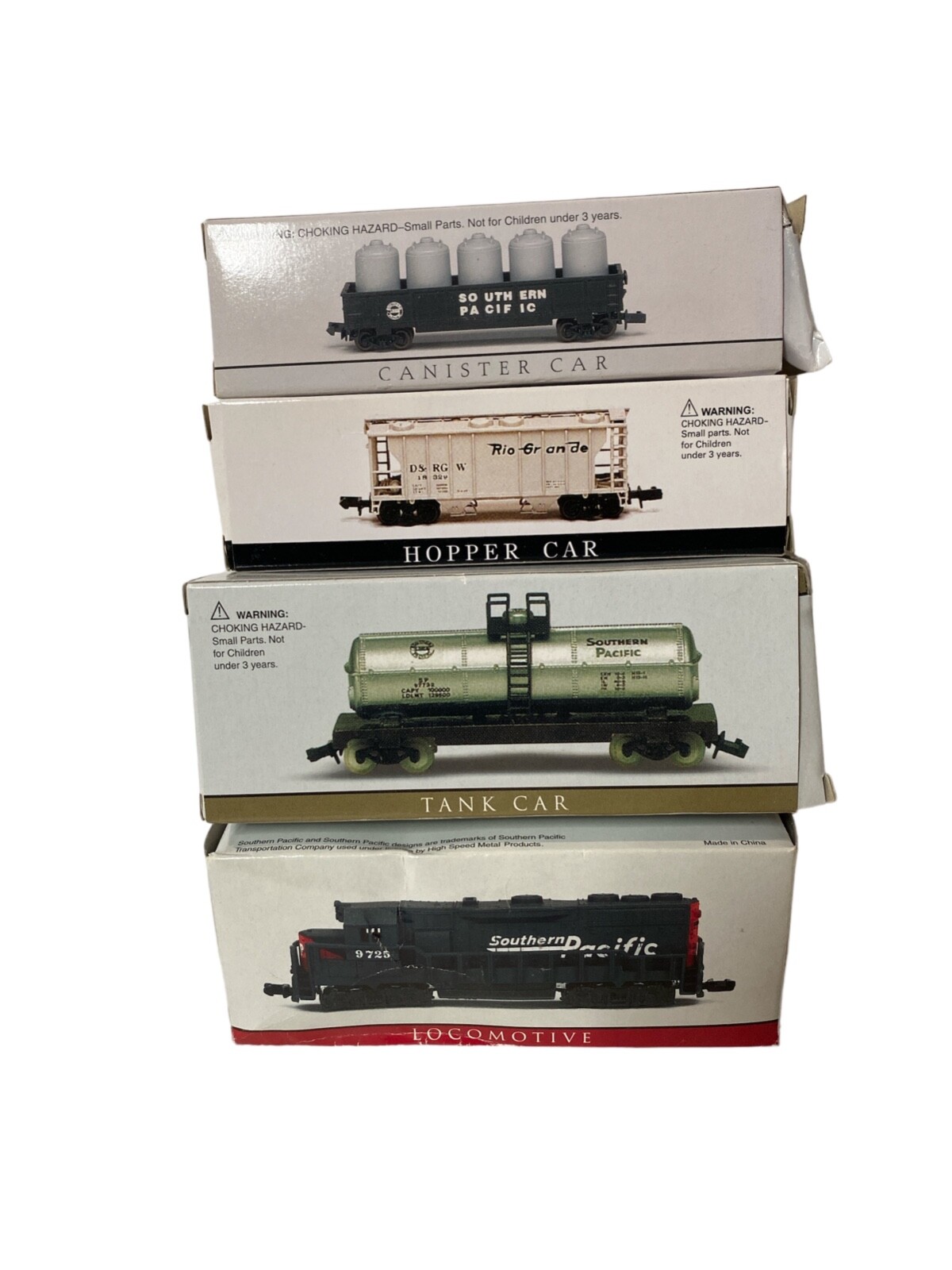 Readers Digest Southern Pacific Promotional Mini Trains 1990’s Lot of 10