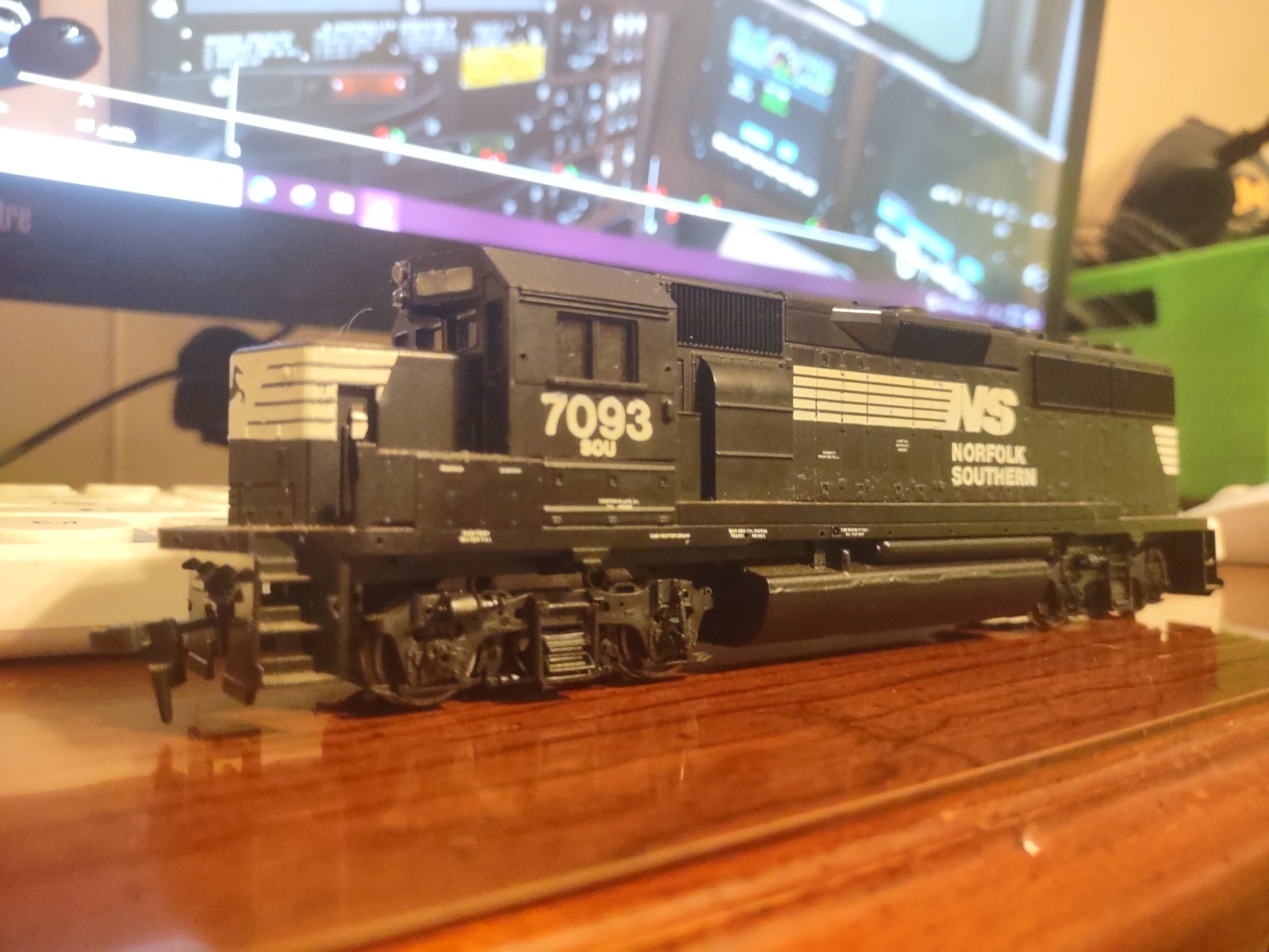 HO Scale Athearn 4630 Norfolk Southern GP50 Diesel Locomotive #7093