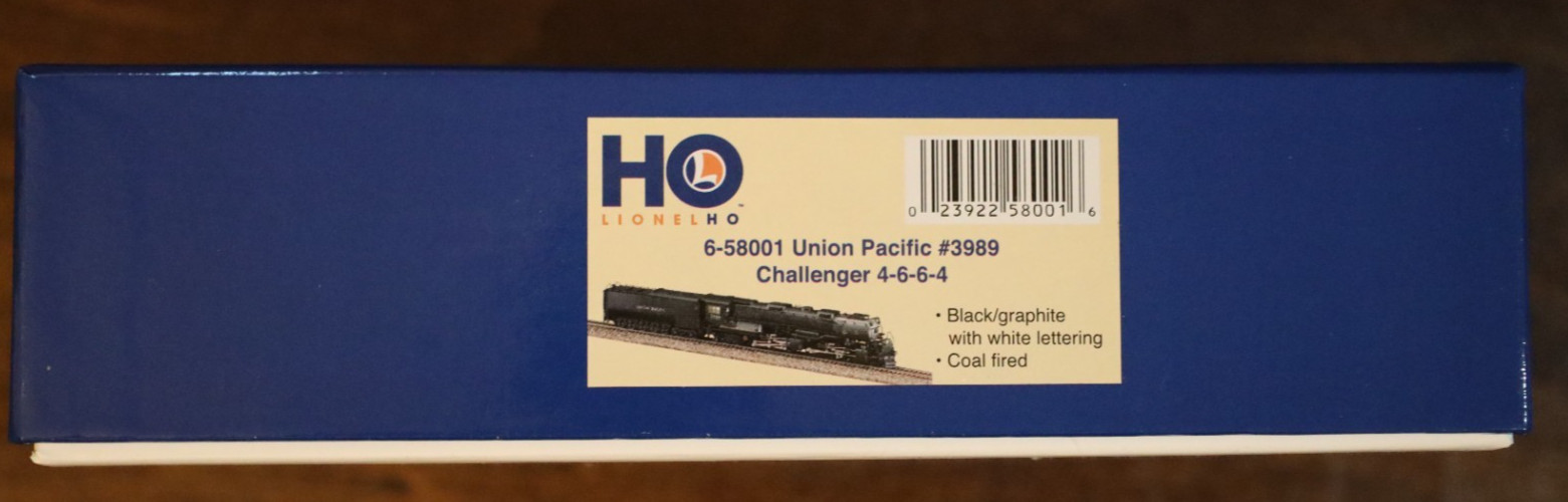 Lionel 6-58001 Union Pacific #3989 Challenger 4-6-6-4