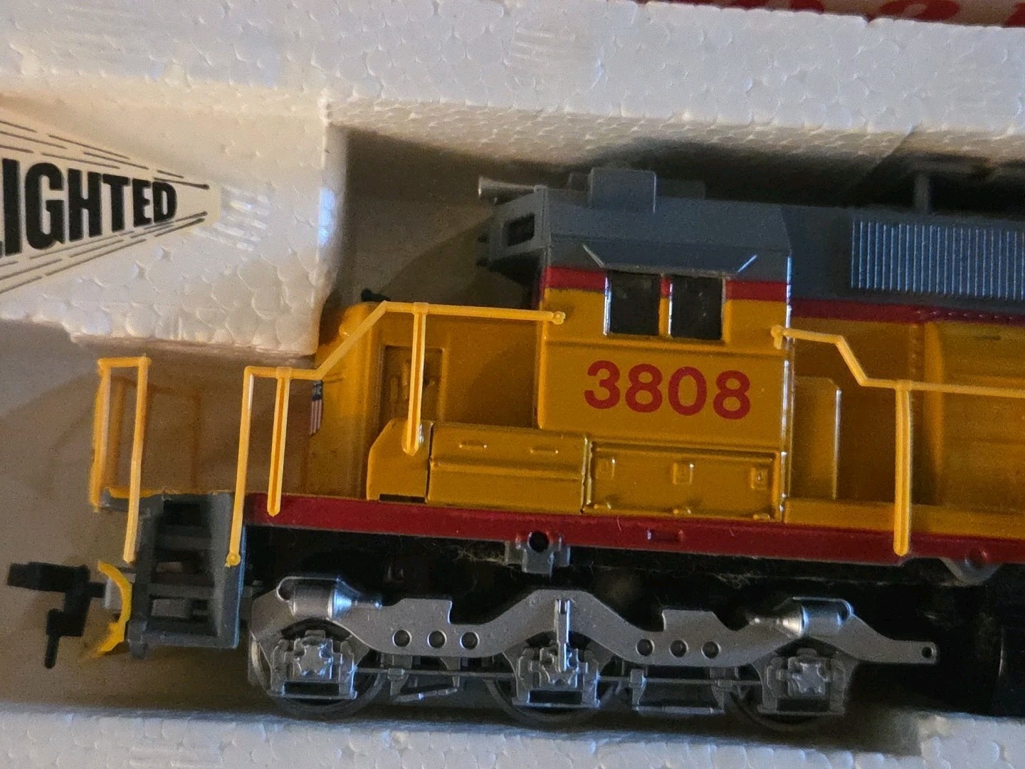 Bachmann Union Pacific SD40-2 Diesel #3808 Reversing Headlights & Blinking Warni
