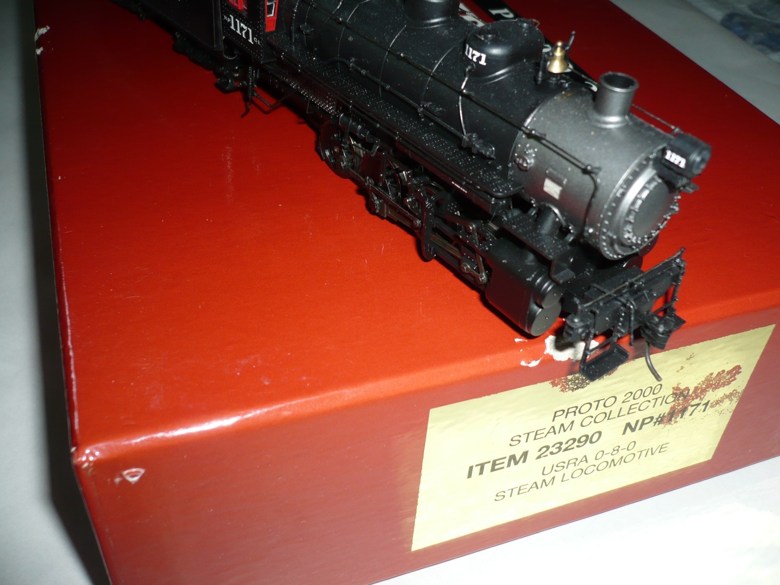 HO ProTo 2000 Heritage NP USRA 0-8-0 Steam Locomotive NEW.