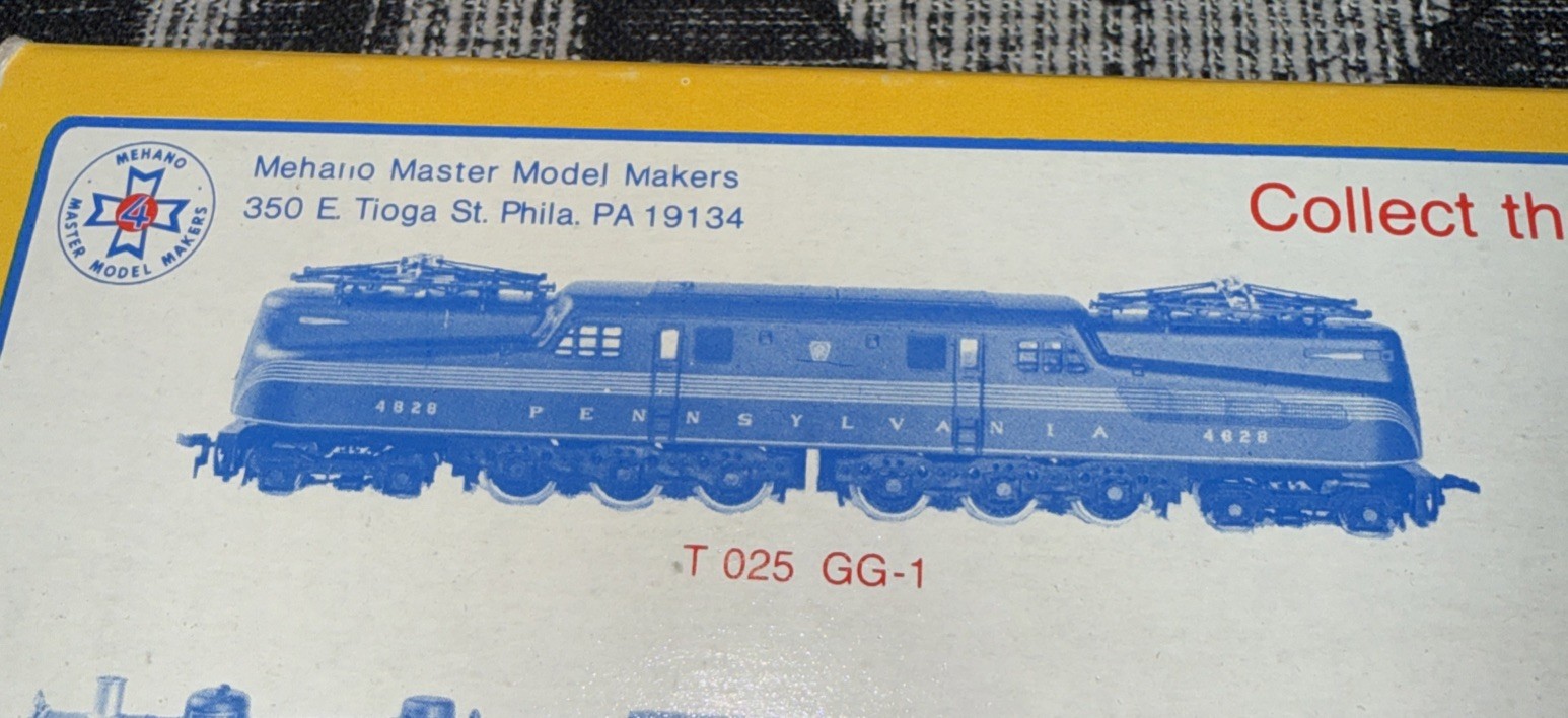 Mehano HO Scale – 4828 T 025 GG-1 – Electric Train Pennsylvania Green