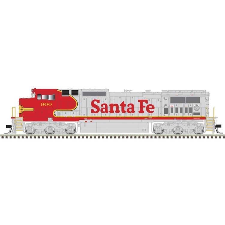 Atlas ~ HO Scale ~ Master Silver ~ GE Dash 8-40CW ~ Standard DC ~ Santa Fe #900