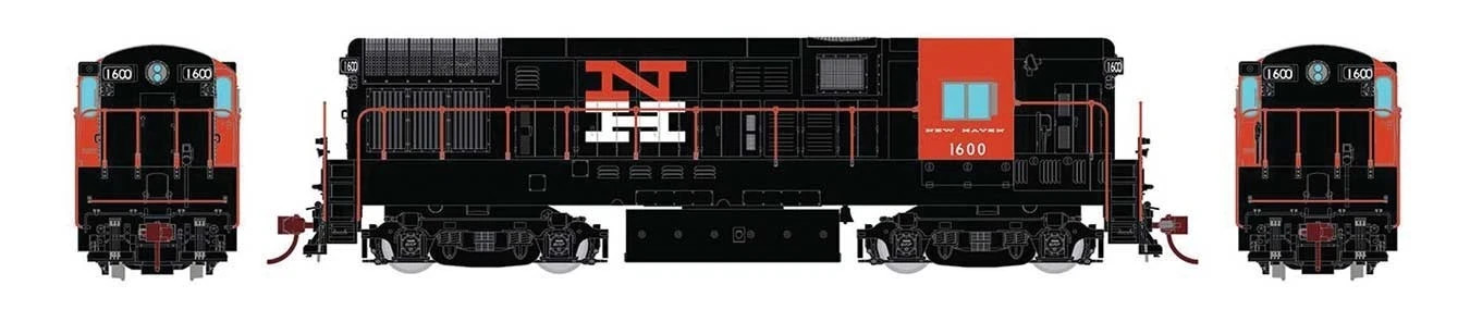 Rapido 44509 HO FM H16-44 Phase III – Sound and DCC New Haven Railroad 1600