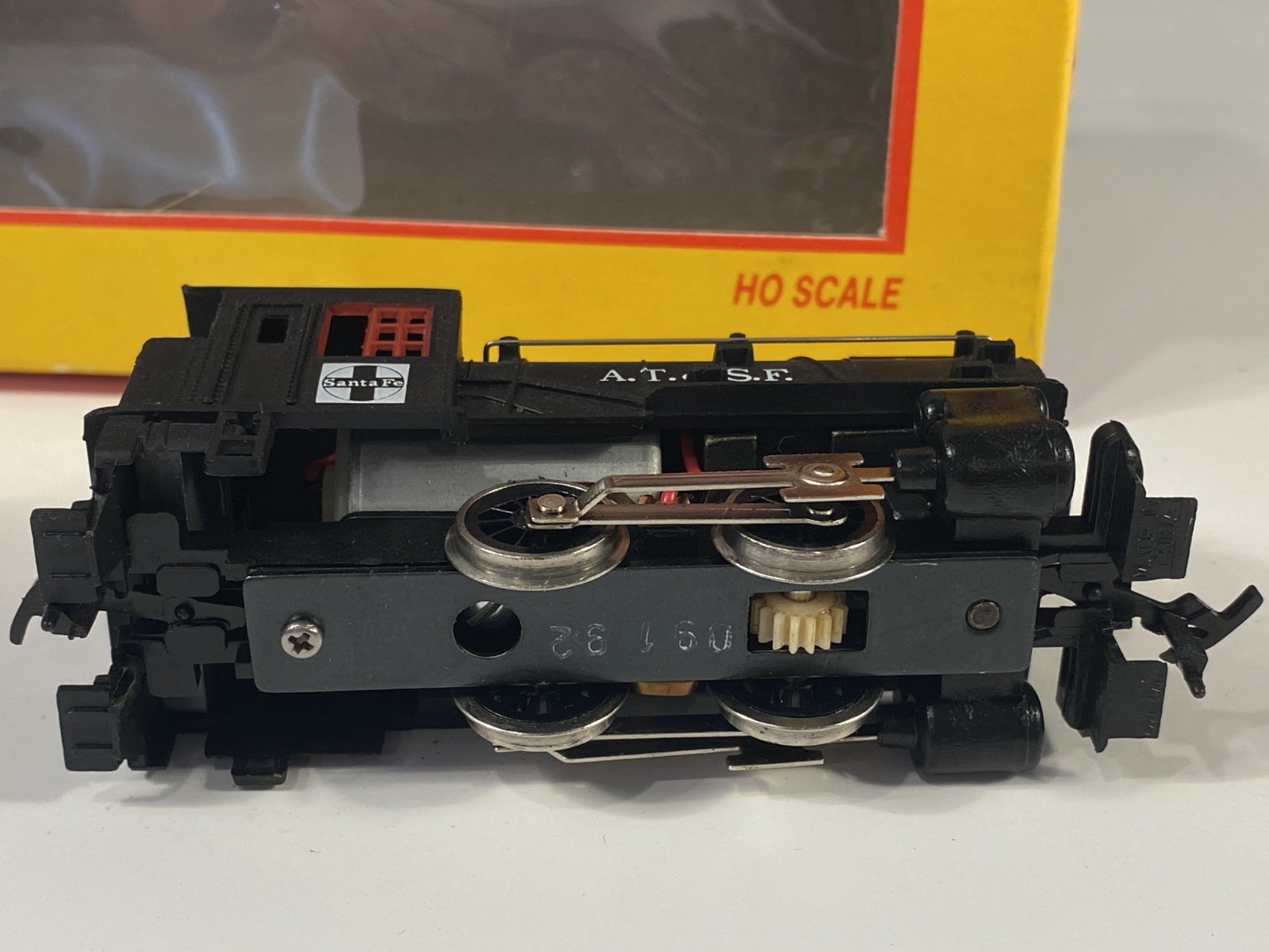 New Life-Like HO 8302 Santa Fe Dockside 0-4-0 Steam Loco Locomotive Box