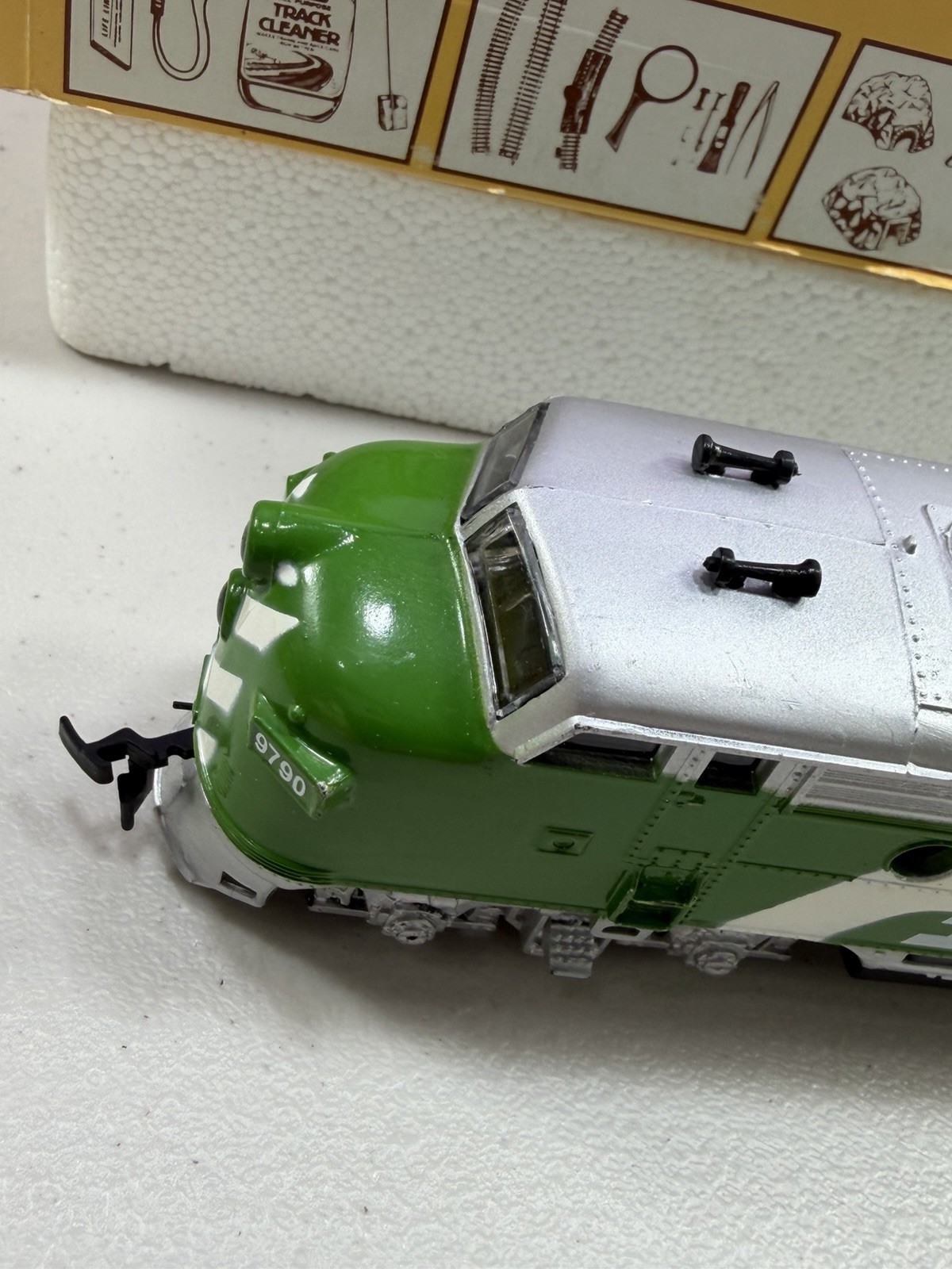 HO Scale Life Like Burlington Northern F7A Diesel Locomotive Engine #9790