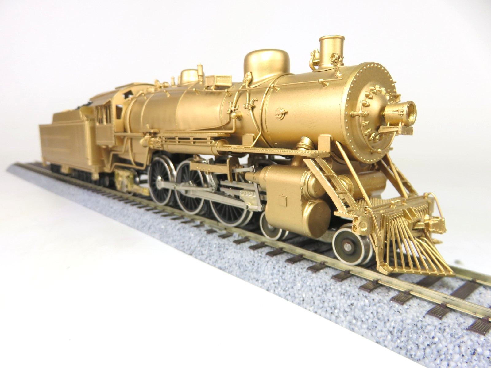 AHM HCB #425 Brass HO Scale ATSF Santa Fe 4-6-2 Class 3160 Steam Locomotive