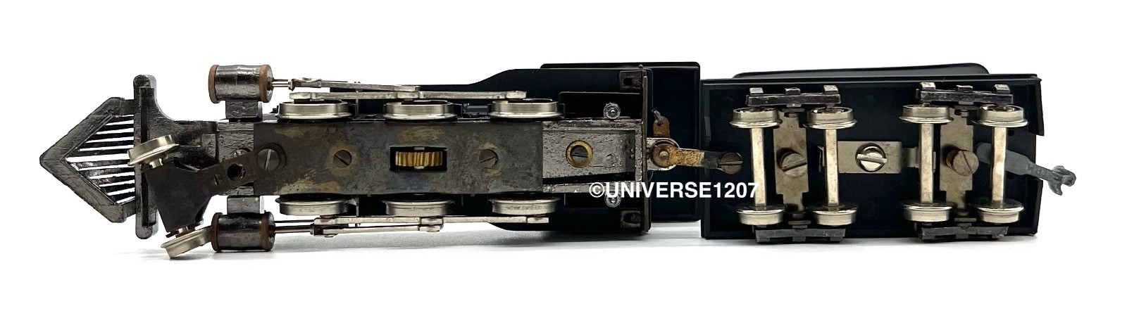 HO KTM H.K. Porter JGR 7100 2-6-0 Steam Locomotive RTR H0 Vintage Brass Model