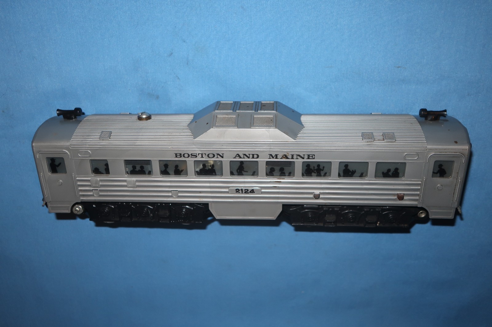 Marx #2124 Boston and Maine Budd Car. Modified. Runs well
