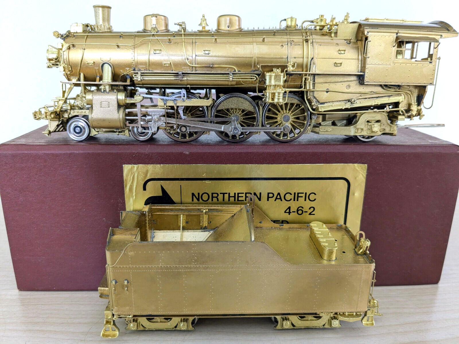 1 OF ONLY 20! *LNIB W&R BRASS NP NORTHERN PACIFIC CLASS Q-6 4-6-2 HO *RUNS G@@D!
