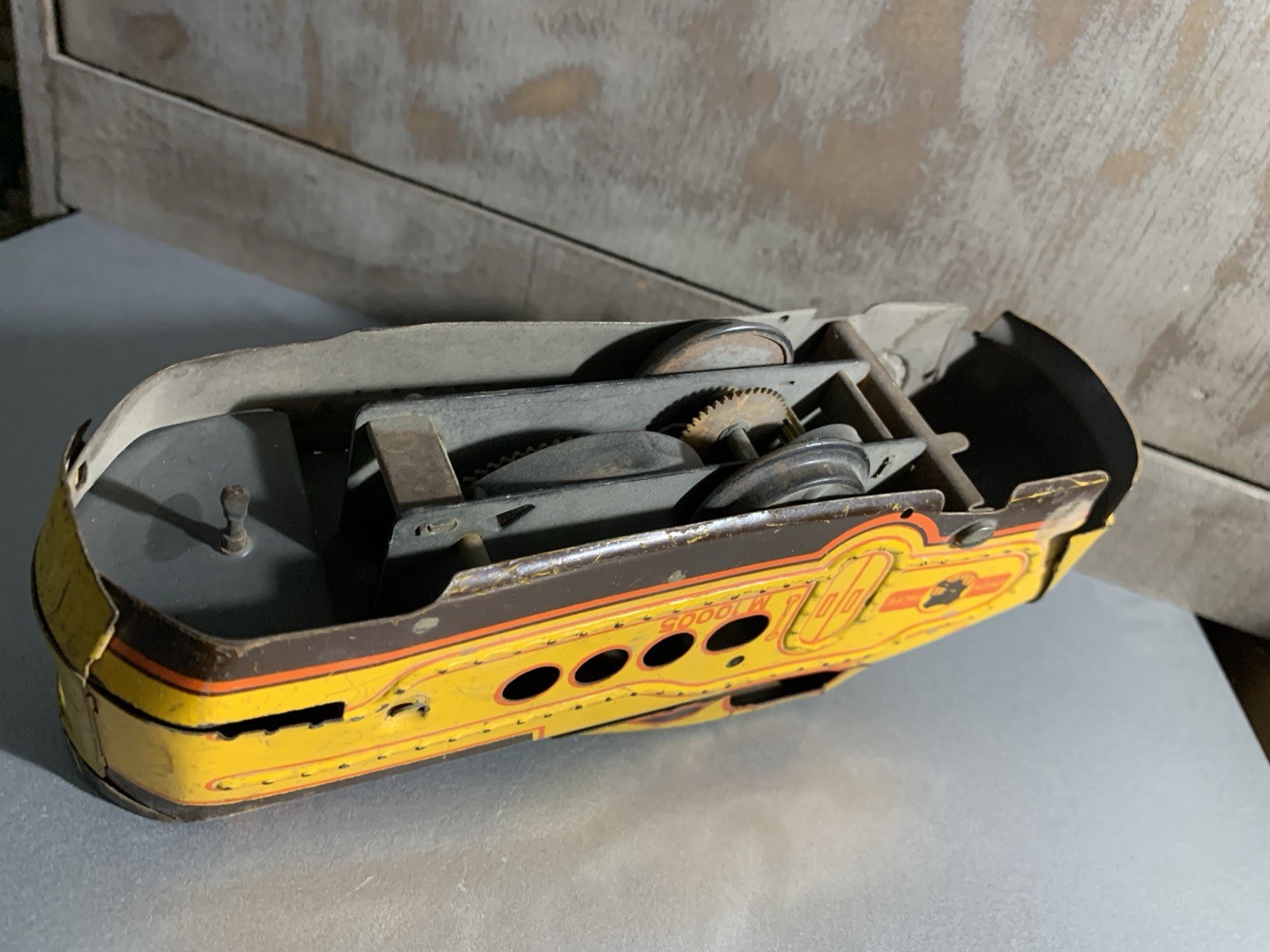 Tin Marx Train M10005 Union Pacific Engine Toy Used And Restoration Ready