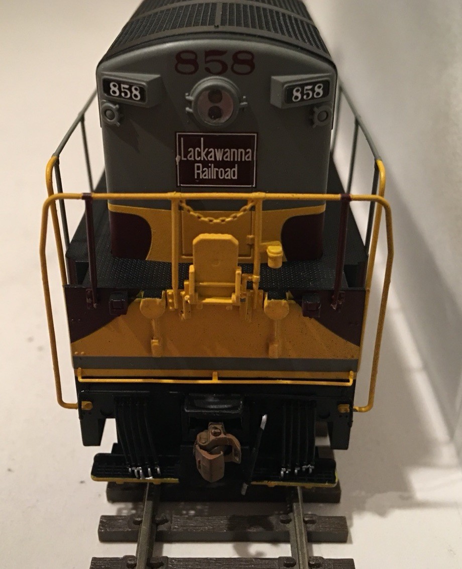 HO Atlas 7806 Lackawanna Train Master Diesel Locomotive DL&W #858 Weathered