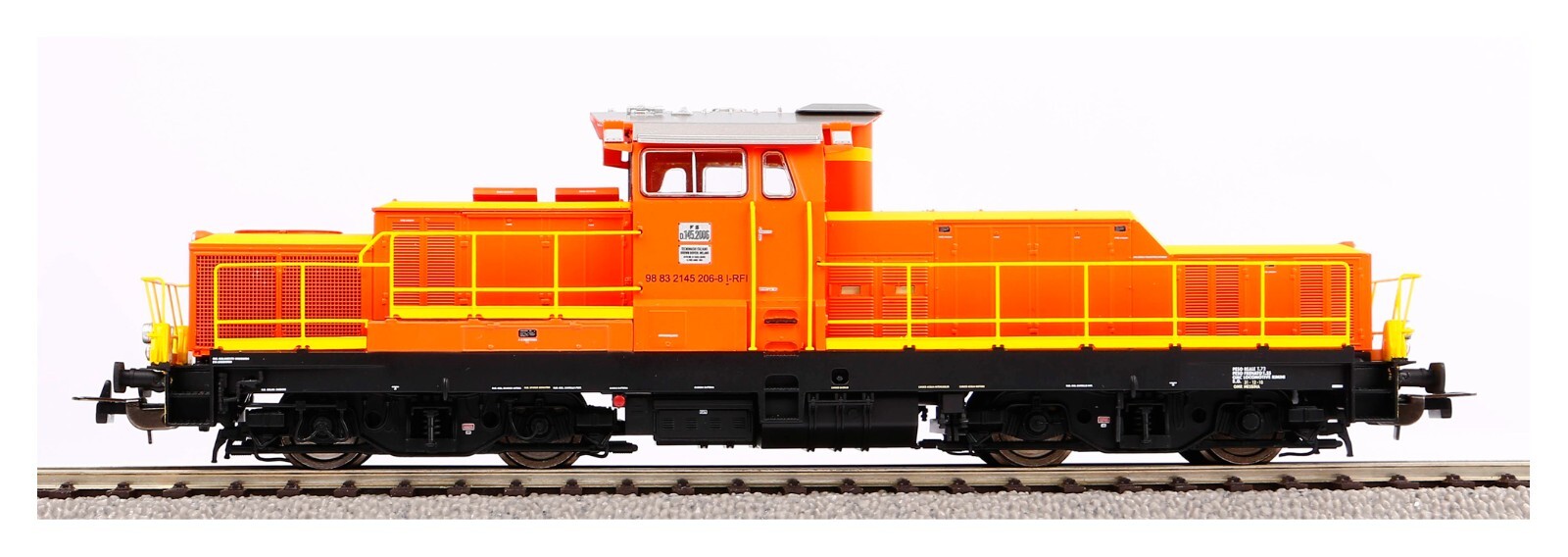 Piko Expert 52855 D145 2006 Orange with Yellow Stripes, TV Logo, SSC, DCC Sound