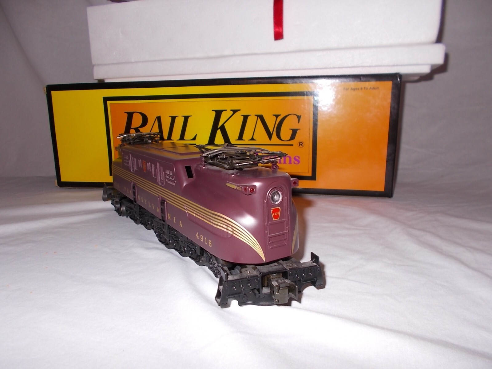 RAIL KING BY MTH ELECTRIC GG-1 ENGINE 4916 PART#30-2507 IN ORIGINAL BOX LOT #S67