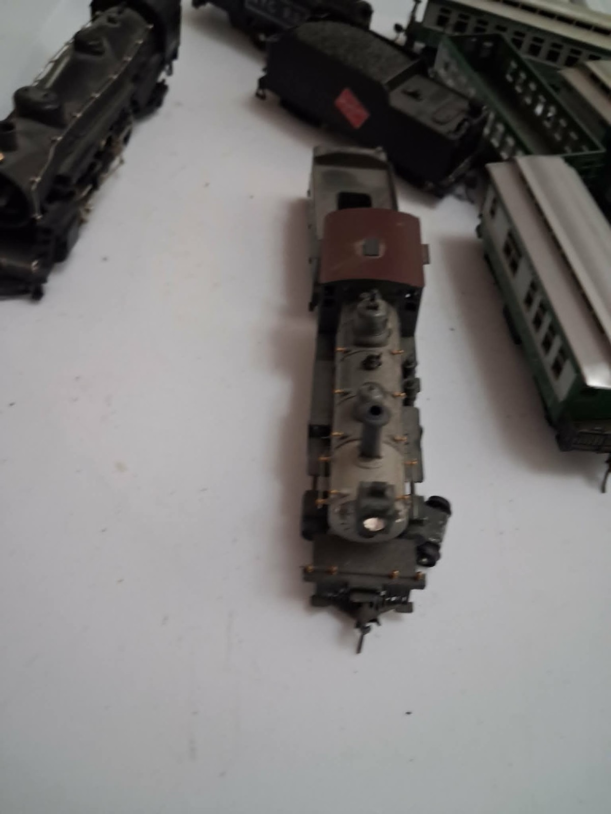 model train items. Unknown condition 3 engines and multiple cars
