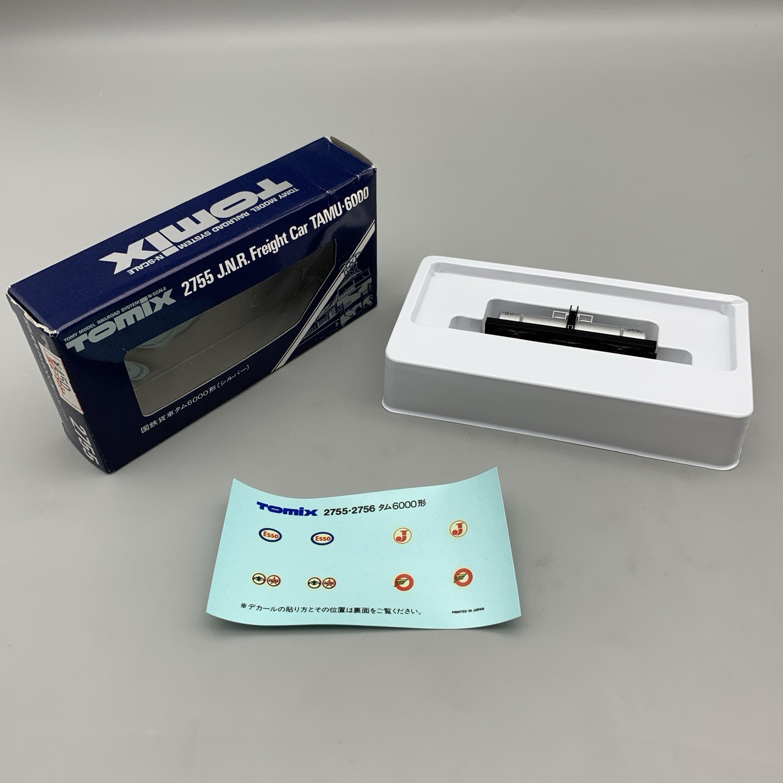 Vintage Tomix 2755 JNR Freight Car TAMU 6000 Silver N Gauge Japan RARE
