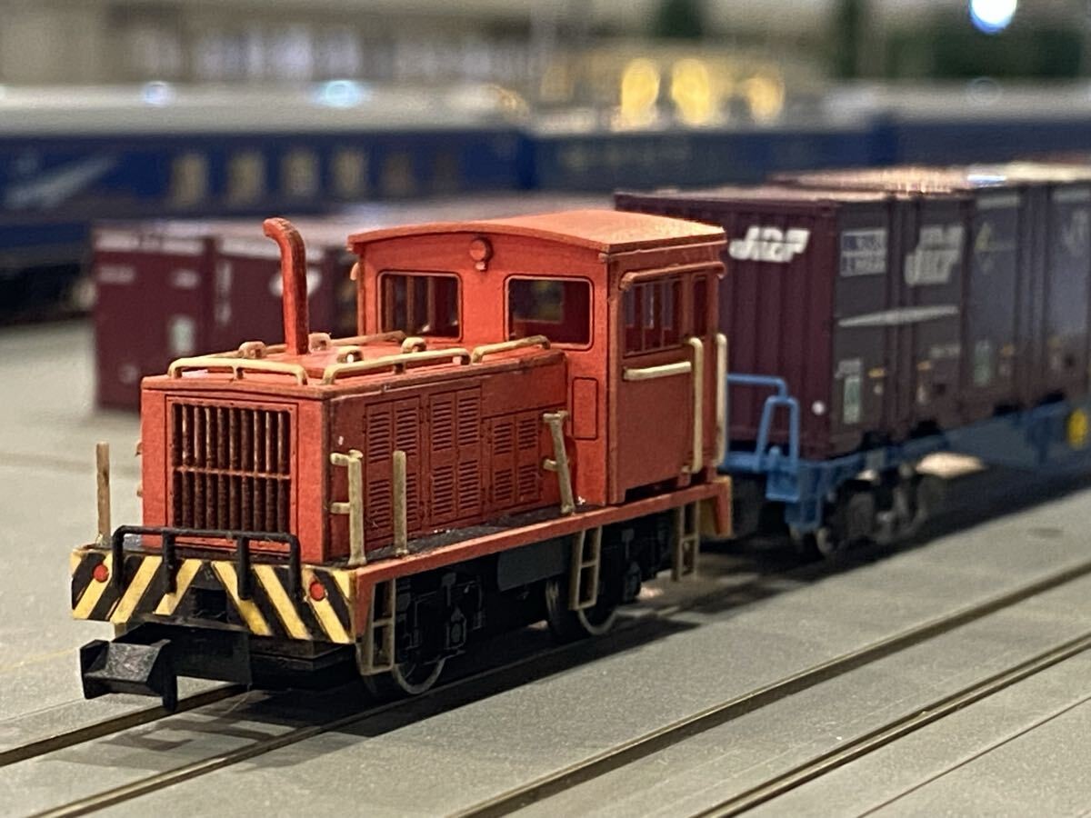 KIHA Kobo B-21 20t Industrial Locomotive Shunting Locomotive Color Paper Kit